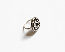 Load image into Gallery viewer, Silver & Brass Lotus Flower Ring