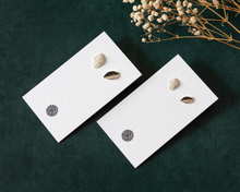 Load image into Gallery viewer, Sterling Silver Leaf Stud Earrings