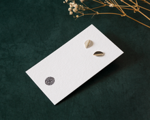 Load image into Gallery viewer, Sterling Silver Leaf Stud Earrings