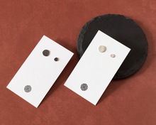 Load image into Gallery viewer, Asymmetrical Textured Stud Earrings