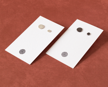 Load image into Gallery viewer, Asymmetrical Textured Stud Earrings