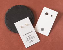 Load image into Gallery viewer, Asymmetrical Textured Stud Earrings