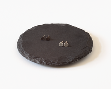 Load image into Gallery viewer, Small Textured Silver Stud Earrings