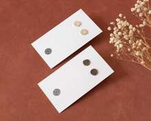 Load image into Gallery viewer, Sterling Silver Textured Stud Earrings