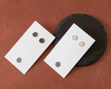 Load image into Gallery viewer, Sterling Silver Textured Stud Earrings