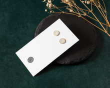 Load image into Gallery viewer, Sterling Silver Textured Stud Earrings