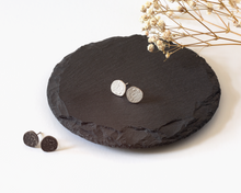 Load image into Gallery viewer, Sterling Silver Textured Stud Earrings