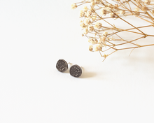Load image into Gallery viewer, Sterling Silver Textured Stud Earrings