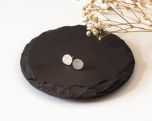 Load image into Gallery viewer, Sterling Silver Textured Stud Earrings