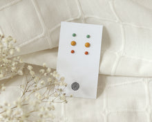 Load image into Gallery viewer, Stainless Steel Stud Earrings Set