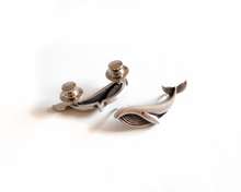 Load image into Gallery viewer, Sterling Silver Whale Pin Brooch
