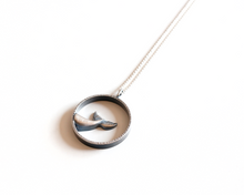 Load image into Gallery viewer, Sterling Silver Whale Tail Necklace