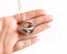 Load image into Gallery viewer, Sterling Silver Whale Necklace