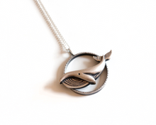 Load image into Gallery viewer, Sterling Silver Whale Necklace