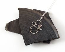Load image into Gallery viewer, Floral Silver Necklace with Freshwater Pearls