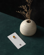 Load image into Gallery viewer, Silver & Resin Hexagon Pin Brooch