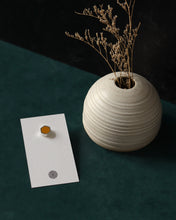 Load image into Gallery viewer, Silver & Resin Hexagon Pin Brooch