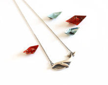 Load image into Gallery viewer, Sterling Silver Whale Necklace