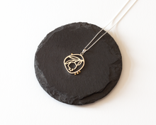 Load image into Gallery viewer, Sterling Silver Pomegranate Pendant Necklace