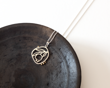 Load image into Gallery viewer, Sterling Silver Pomegranate Pendant Necklace