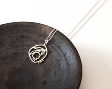 Load image into Gallery viewer, Sterling Silver Pomegranate Pendant Necklace