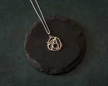 Load image into Gallery viewer, Sterling Silver Pomegranate Pendant Necklace