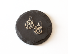 Load image into Gallery viewer, Sterling Silver Pomegranate Earrings