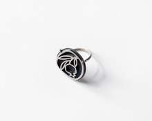 Load image into Gallery viewer, Sterling Silver Pomegranate Branch Ring