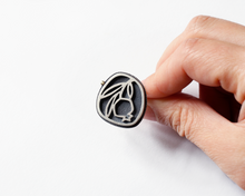 Load image into Gallery viewer, Sterling Silver Pomegranate Branch Ring