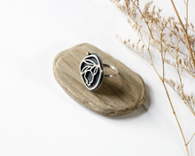 Load image into Gallery viewer, Sterling Silver Pomegranate Branch Ring