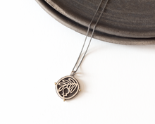 Load image into Gallery viewer, Silver & Brass Pomegranate Necklace