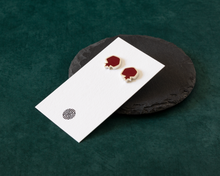 Load image into Gallery viewer, Sterling Silver Pomegranate Stud Earrings