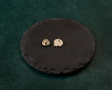 Load image into Gallery viewer, Silver & Resin Pomegranate Pin Brooch
