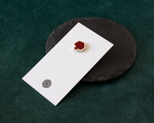 Load image into Gallery viewer, Silver & Resin Pomegranate Pin Brooch