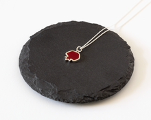Load image into Gallery viewer, Silver & Resin Pomegranate Necklace