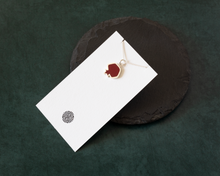 Load image into Gallery viewer, Silver & Resin Pomegranate Necklace