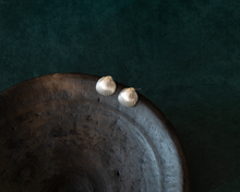 Load image into Gallery viewer, Sterling Silver Seashell Stud Earrings