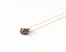 Load image into Gallery viewer, Sterling Silver Botanical Necklace with Brass Accents