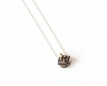 Load image into Gallery viewer, Sterling Silver Botanical Necklace with Brass Accents
