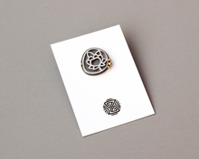 Load image into Gallery viewer, Sterling Silver Lotus Flower Pin Brooch