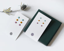 Load image into Gallery viewer, Stainless Steel & Resin Earrings Set