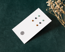 Load image into Gallery viewer, Stainless Steel & Resin Stud Earrings Set