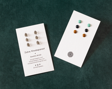 Load image into Gallery viewer, Stainless Steel & Resin Stud Earrings Set