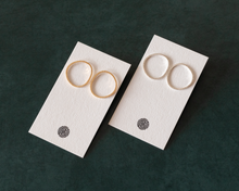 Load image into Gallery viewer, 14K Gold-Plated Sterling Silver Earrings
