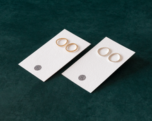 Load image into Gallery viewer, 14K Gold-Plated Sterling Silver Studs