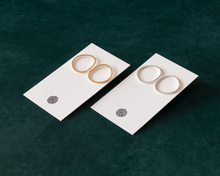 Load image into Gallery viewer, 14K Gold-Plated Sterling Silver Earrings