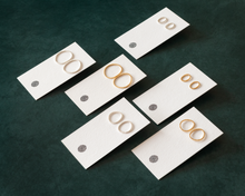 Load image into Gallery viewer, Sterling Silver Oval Stud Earrings