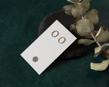 Load image into Gallery viewer, Sterling Silver Oval Stud Earrings