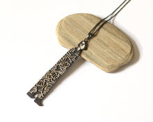 Load image into Gallery viewer, Oxidized Sterling Silver Necklace