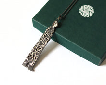 Load image into Gallery viewer, Oxidized Sterling Silver Necklace